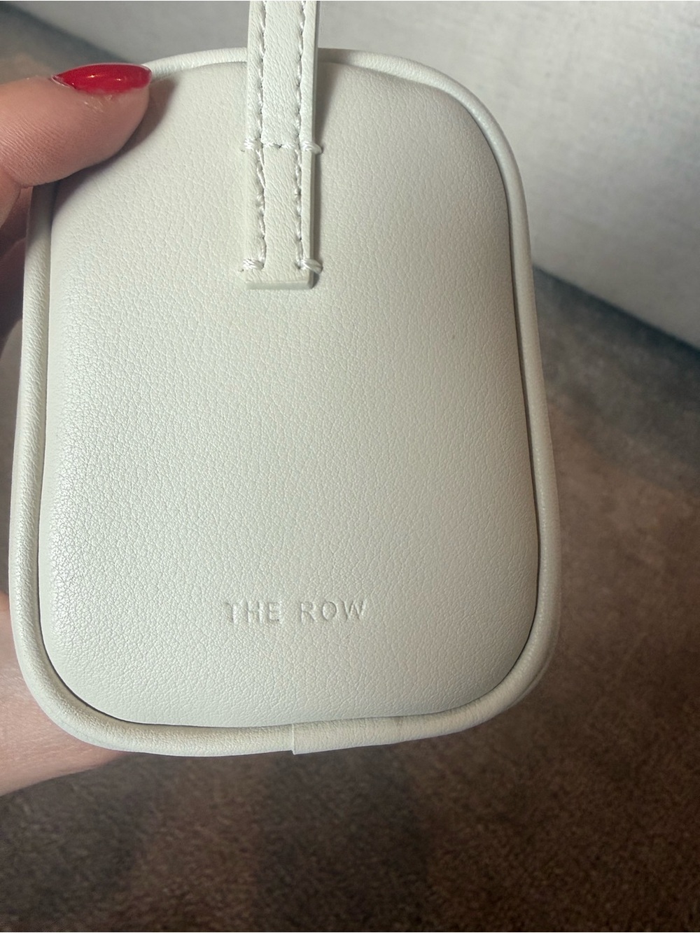 The Row Inspired 90s bag in Cream white purse pristine condition - Picture 3 of 8